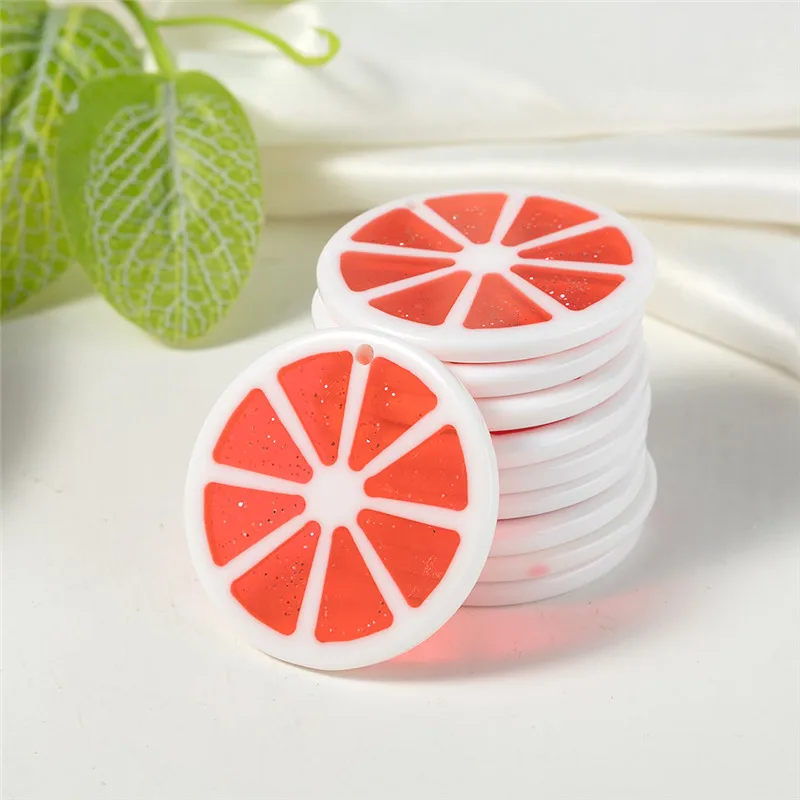 10pcs/lot Colorful Fruit Orange Lemon Slices Resin Charms DIY Earrings For Women Jewelry Making Accessories
10pcs/lot Colorful Fruit Orange Lemon Slices Resin Charms DIY Earrings For Women Jewelry Making Accessories