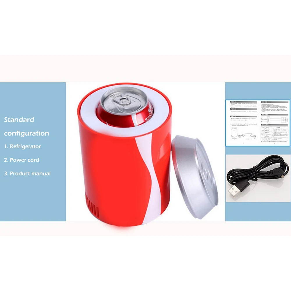 USB Mini Refrigerator Car Refrigerator Hot And Cold Refrigerator Refrigeration Heating ABS Metal Semiconductor
USB Mini Refrigerator Car Refrigerator Hot And Cold Refrigerator Refrigeration Heating ABS Metal Semiconductor
