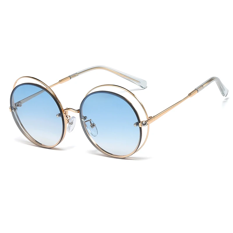 Senta 2021 Round Women Sunglasses Gradient Lens Metal Frame Sun Glasses Girl Oculos De Sol Polarized UV400 Protection Eyewear 
Senta 2021 Round Women Sunglasses Gradient Lens Metal Frame Sun Glasses Girl Oculos De Sol Polarized UV400 Protection Eyewear