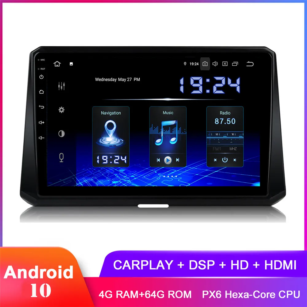Dasaita 10.2" IPS 1280x720 Android 10 Carplay For Corolla 2019 2020 In Dash Auto Radio FM GPS WiFi DSP Audio Video Multimedia
Dasaita 10.2" IPS 1280x720 Android 10 Carplay For Corolla 2019 2020 In Dash Auto Radio FM GPS WiFi DSP Audio Video Multimedia