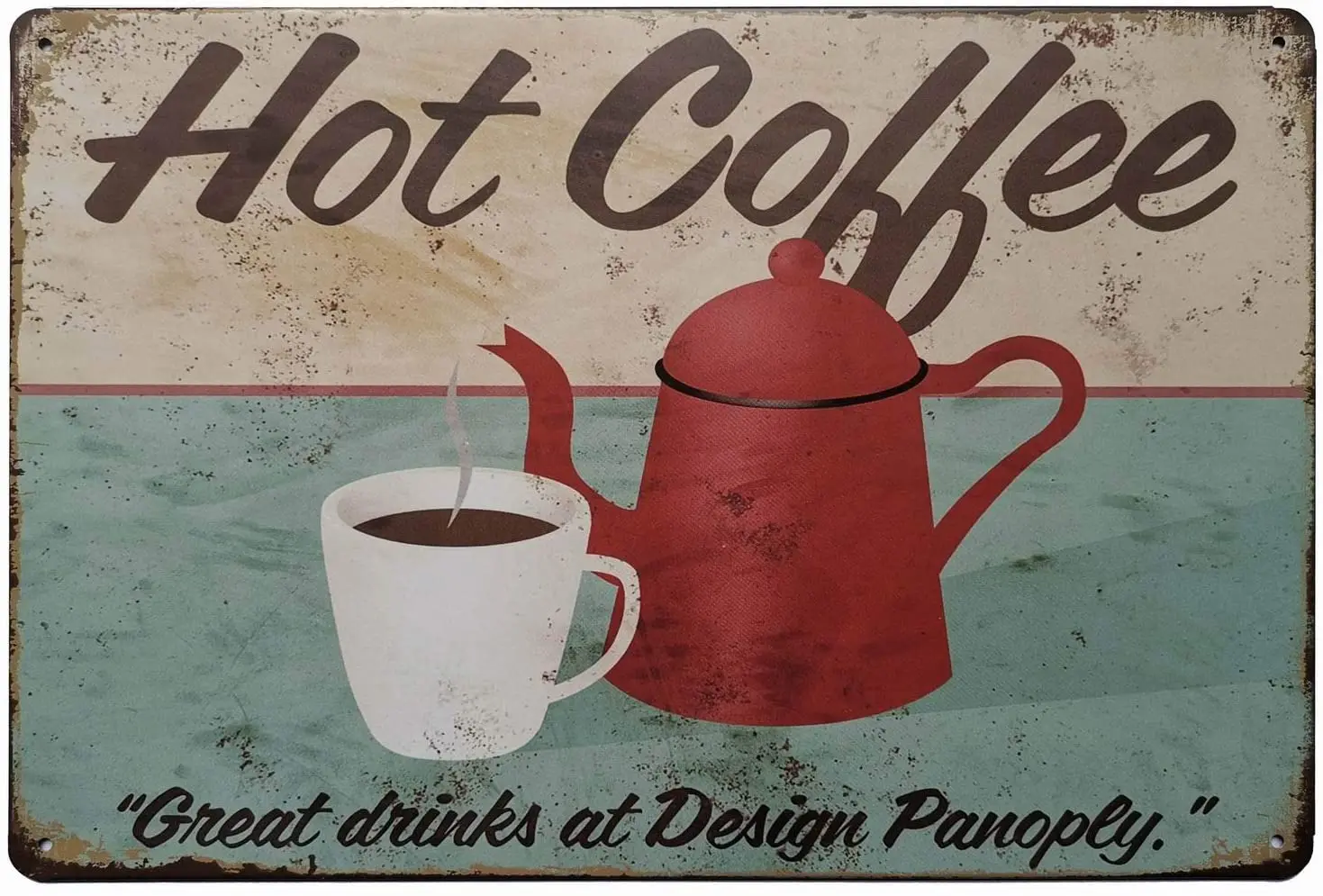 ERLOOD HOT Coffee Great Drinks at Design Panoply Tin Sign Wall Retro Metal Bar Pub Poster Metal 12 X 8
ERLOOD HOT Coffee Great Drinks at Design Panoply Tin Sign Wall Retro Metal Bar Pub Poster Metal 12 X 8