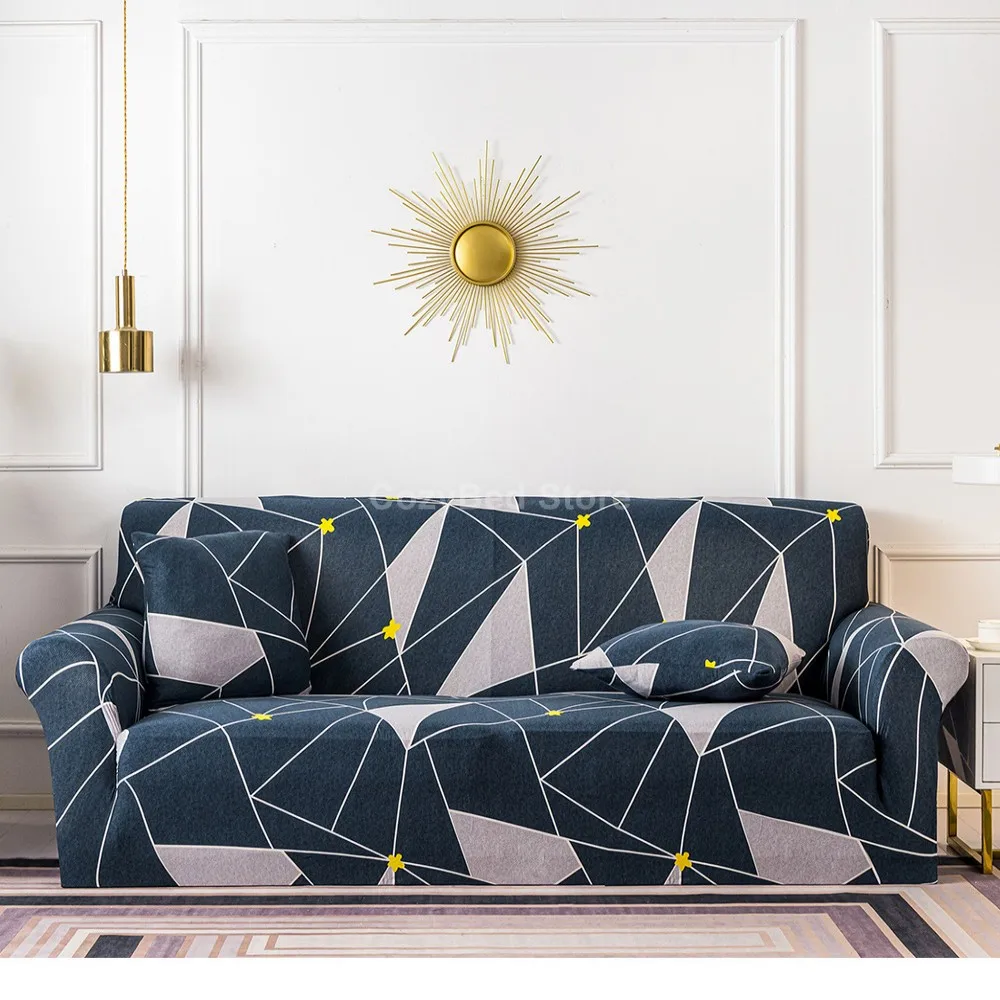 Geometry Elastic Sofa Cover Modern Polyester Corner Funda Sofa Couch Slipcover Chair Protector L Shape Need 2 Pieces Leaf Flower 
Geometry Elastic Sofa Cover Modern Polyester Corner Funda Sofa Couch Slipcover Chair Protector L Shape Need 2 Pieces Leaf Flower