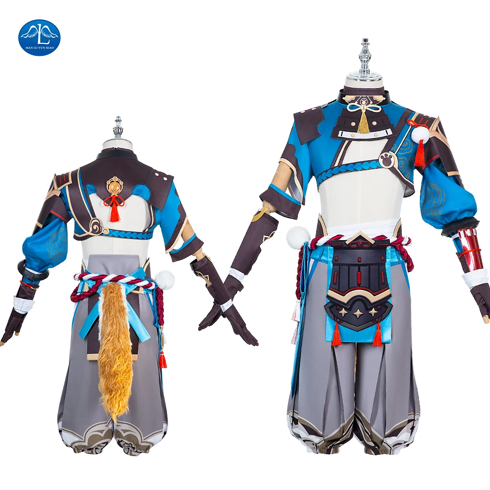 Genshin Impact Gorou Cosplay Costume Blue Fox Boy Costume Clothes Game Animation Fashion Combat Uniforms Men Role Play Clothing
Genshin Impact Gorou Cosplay Costume Blue Fox Boy Costume Clothes Game Animation Fashion Combat Uniforms Men Role Play Clothing