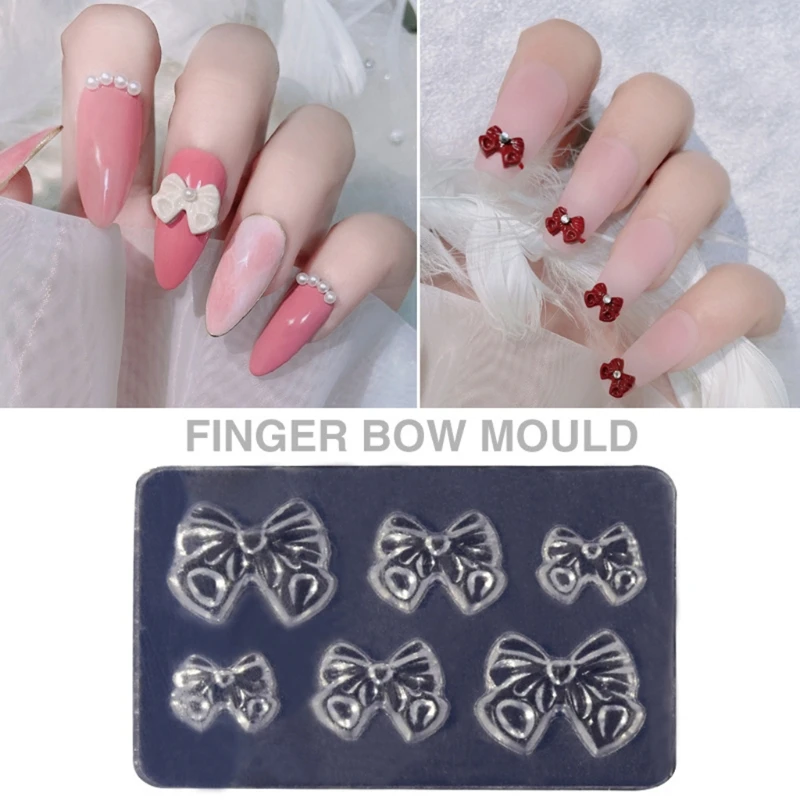 3D Flower Bowknot Nail Art Decoration Epoxy Resin Mold Nails Stickers Jewelry Silicone Mould DIY Crafts Casting Tools
3D Flower Bowknot Nail Art Decoration Epoxy Resin Mold Nails Stickers Jewelry Silicone Mould DIY Crafts Casting Tools