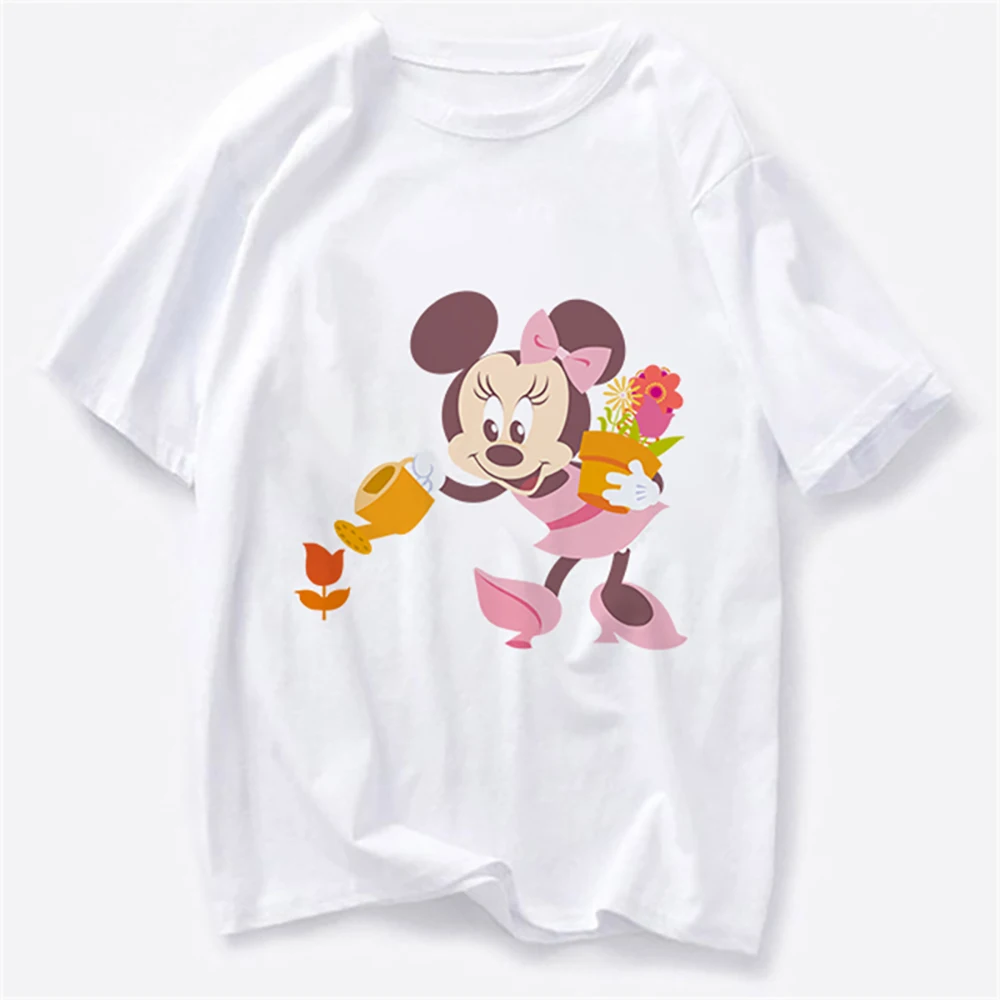 Innovate Disney Painted Minnie And Sister Duck Women T-shirts Cute Round Neck Cartoon Female Tshirt Summer Top Clothes Transport
Innovate Disney Painted Minnie And Sister Duck Women T-shirts Cute Round Neck Cartoon Female Tshirt Summer Top Clothes Transport