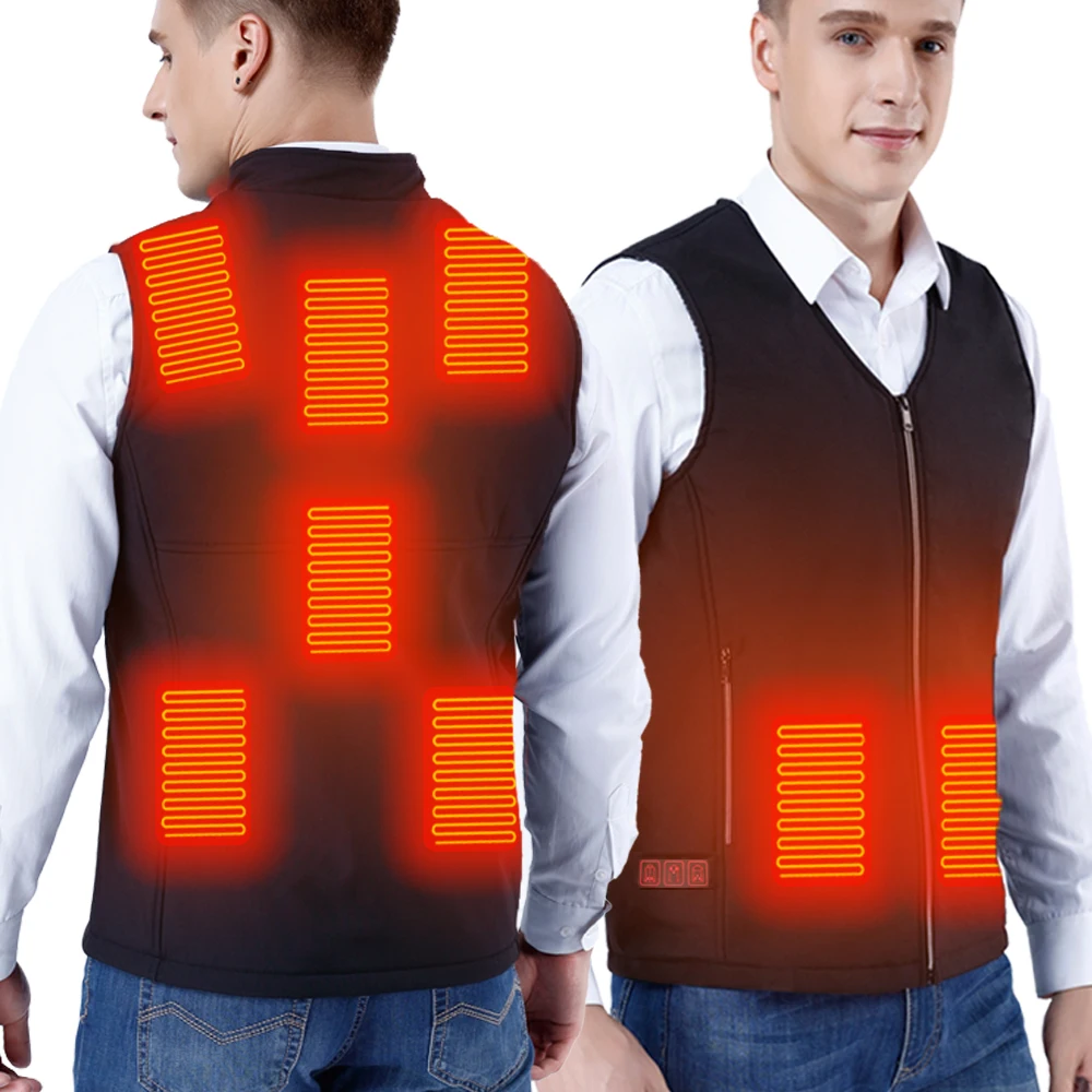 Куртка с подогревом зимняя теплая одежда для рыбалки мужская жилетка с USB подогревом обогревающая грелка для трекинга грелка для женского ж... 
Куртка с подогревом зимняя теплая одежда для рыбалки мужская жилетка с USB подогревом обогревающая грелка для трекинга грелка для женского ж...