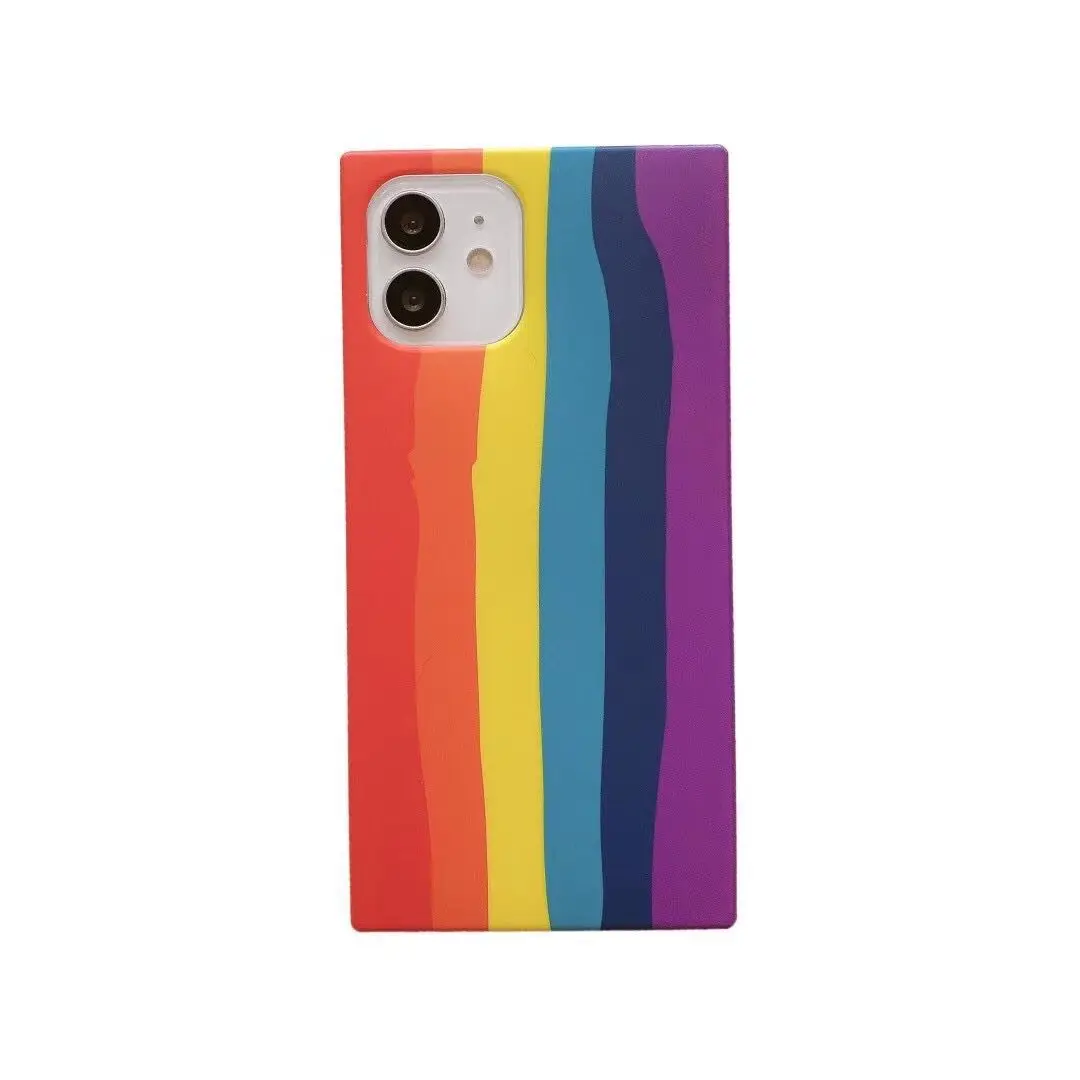 Rainbow Laser Square Phone Case For iPhone 12 12 Pro 11 Pro Max Mini XR X XS Max 7 8Plus Soft TPU Phone Back Cover For iphone 11
Rainbow Laser Square Phone Case For iPhone 12 12 Pro 11 Pro Max Mini XR X XS Max 7 8Plus Soft TPU Phone Back Cover For iphone 11