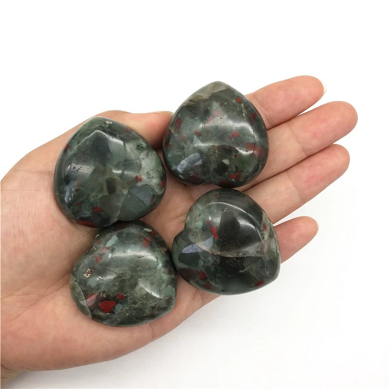 Beautiful 1PC Natural African BloodStone Heart Crystal Polished Stone Healing Decoration Gift Natural Quartz Crystals
Beautiful 1PC Natural African BloodStone Heart Crystal Polished Stone Healing Decoration Gift Natural Quartz Crystals