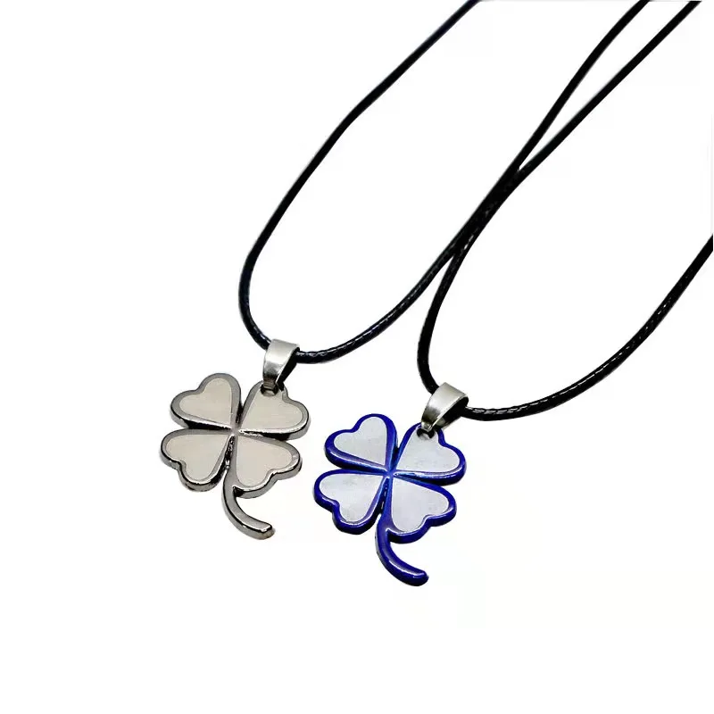 2021 New Men And Women Couple Pendants Key Lock Four-Leaf Clover Jewelry Necklace Student Gifts 
2021 New Men And Women Couple Pendants Key Lock Four-Leaf Clover Jewelry Necklace Student Gifts