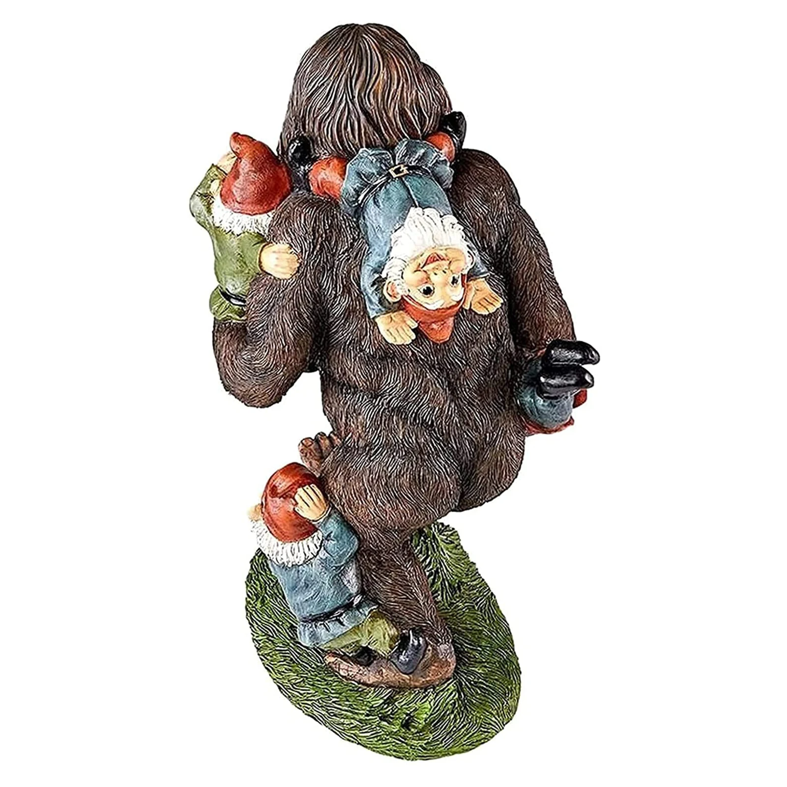Садовая статуя орангутан, держите гномов, высококачественный полимерный материал, Забавный Уникальный дизайн, уличный садовый декор 
Садовая статуя орангутан, держите гномов, высококачественный полимерный материал, Забавный Уникальный дизайн, уличный садовый декор