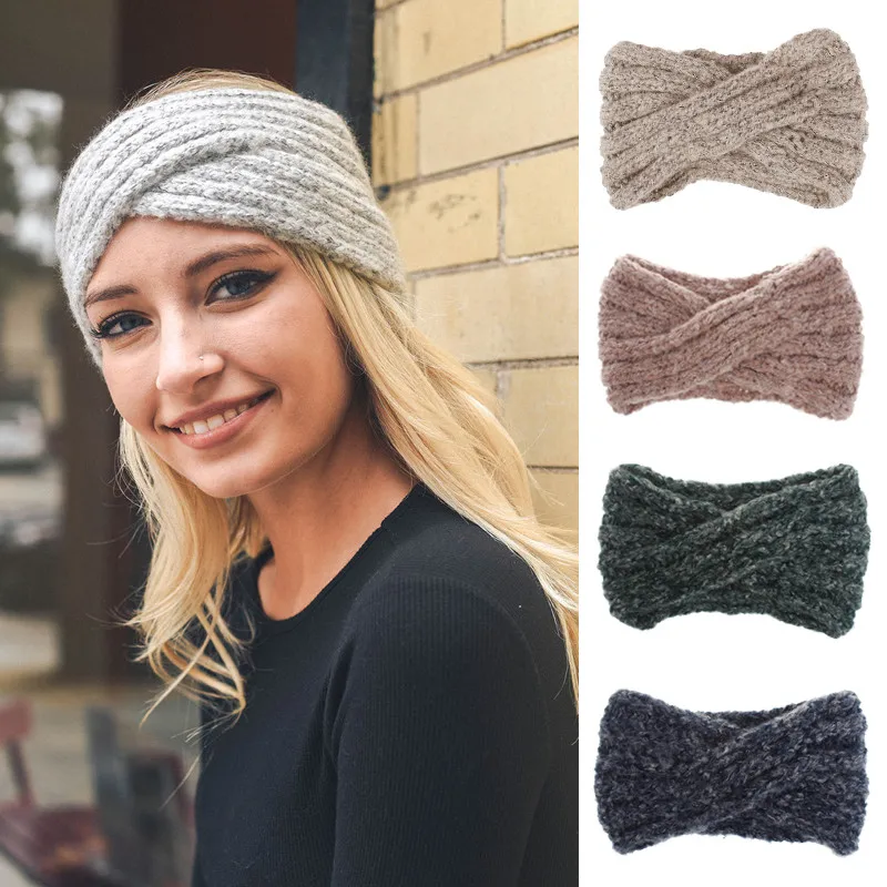 Fashion Cross Knot Headwrap Women Turban Winter Wool Knitted Headband Solid Color Elastic Hairband Accessories for Girls Lady
Fashion Cross Knot Headwrap Women Turban Winter Wool Knitted Headband Solid Color Elastic Hairband Accessories for Girls Lady