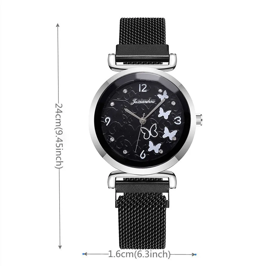 Fashion Ladies Magnetic Buckle Strap Wristwatch Women Casual Stainless Steel Strap Quartz Watches 2021
Fashion Ladies Magnetic Buckle Strap Wristwatch Women Casual Stainless Steel Strap Quartz Watches 2021