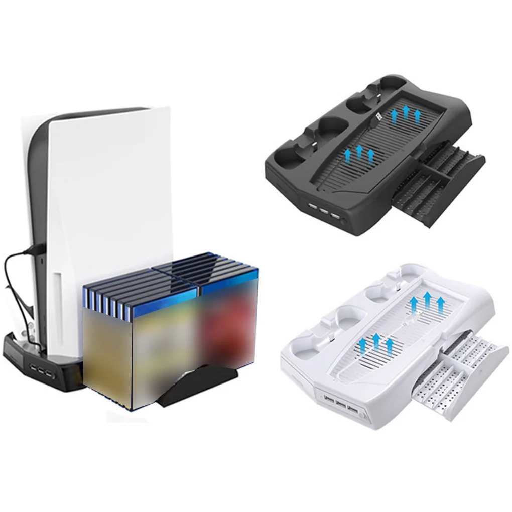 For PS5 Storage Charging Cooling Fan Dock Game Controller 3 USB Charging Base Vertical Stand Game Disc Box Storage Bracket
For PS5 Storage Charging Cooling Fan Dock Game Controller 3 USB Charging Base Vertical Stand Game Disc Box Storage Bracket