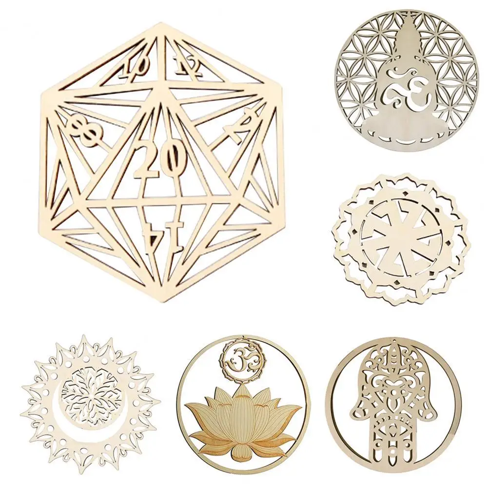 Wall Pendant Portable Hollowed-out Wooden Wall Ornament Decorative Geometric Pattern Meditation Oriental Home Art Decor for Home
Wall Pendant Portable Hollowed-out Wooden Wall Ornament Decorative Geometric Pattern Meditation Oriental Home Art Decor for Home