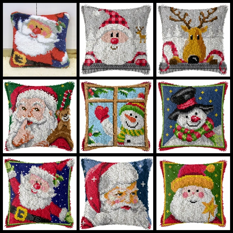 Pulaqi Christmas Series Exquisite Gift Embroidery Pillow DIY Handmade Material Package Santa Claus snowman Coarse Cross Stitch
Pulaqi Christmas Series Exquisite Gift Embroidery Pillow DIY Handmade Material Package Santa Claus snowman Coarse Cross Stitch