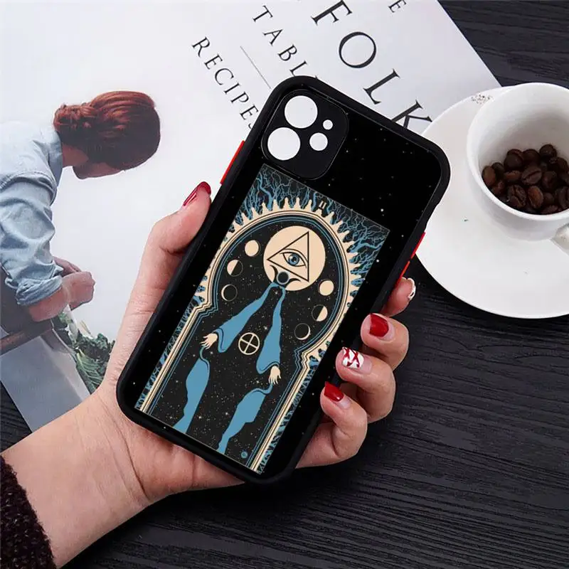 Witches moon Tarot Mystery totem Phone Case Matte Transparent for iPhone 7 8 11 12 s mini pro X XS XR MAX Plus cover funda
Witches moon Tarot Mystery totem Phone Case Matte Transparent for iPhone 7 8 11 12 s mini pro X XS XR MAX Plus cover funda