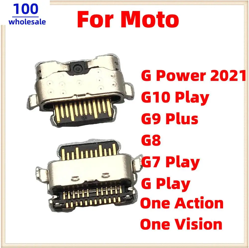 100 PCS USB Charging Socket Charger Port Plug Dock Connector For Moto G10 G9 G8 G7 G Play Power Plas 2021 One Action Vision
100 PCS USB Charging Socket Charger Port Plug Dock Connector For Moto G10 G9 G8 G7 G Play Power Plas 2021 One Action Vision