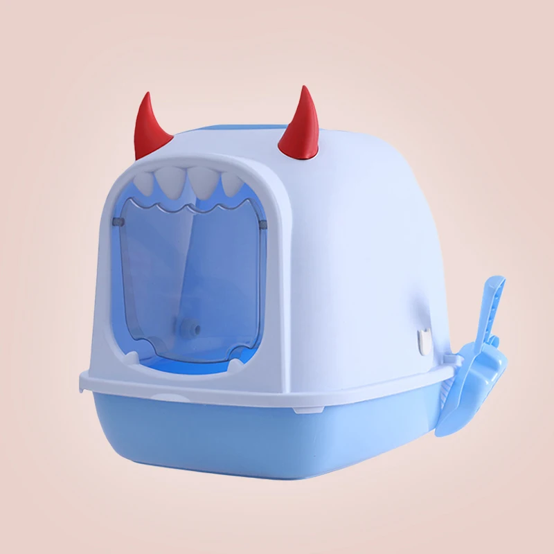 Closed Cat Sand Box Flip Cover Trays with Scoop Biotoilet Teach Cat To The Toilet Splash-proof Closed Sandboxes for Cats
Closed Cat Sand Box Flip Cover Trays with Scoop Biotoilet Teach Cat To The Toilet Splash-proof Closed Sandboxes for Cats