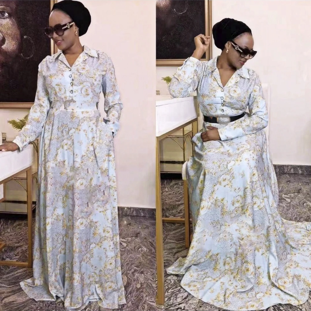 2021 Dinner Maxi Dresses For Women New African Spring Summer Elegant Gown Flowers Printed Dashiki Long Dress Ladies Clothing
2021 Dinner Maxi Dresses For Women New African Spring Summer Elegant Gown Flowers Printed Dashiki Long Dress Ladies Clothing