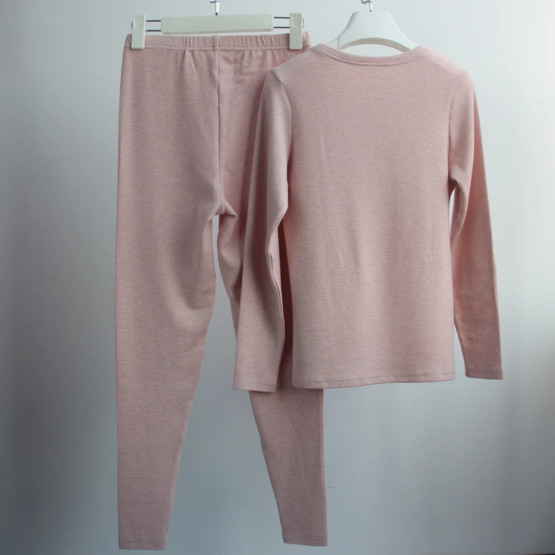 Women's Jacquard O-neck cotton Pullover sleep set autumn Thermal Underwear sets Crew neck long sleeve home pajamas women set
Women's Jacquard O-neck cotton Pullover sleep set autumn Thermal Underwear sets Crew neck long sleeve home pajamas women set