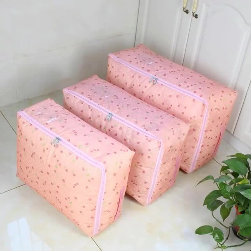 Thicken Oxford Fabric Quilt Clothes Storage Bags Foldable Sweater Blanket Sorting Bag Moisture-Proof Home Organizer Case 1 Piece
Thicken Oxford Fabric Quilt Clothes Storage Bags Foldable Sweater Blanket Sorting Bag Moisture-Proof Home Organizer Case 1 Piece