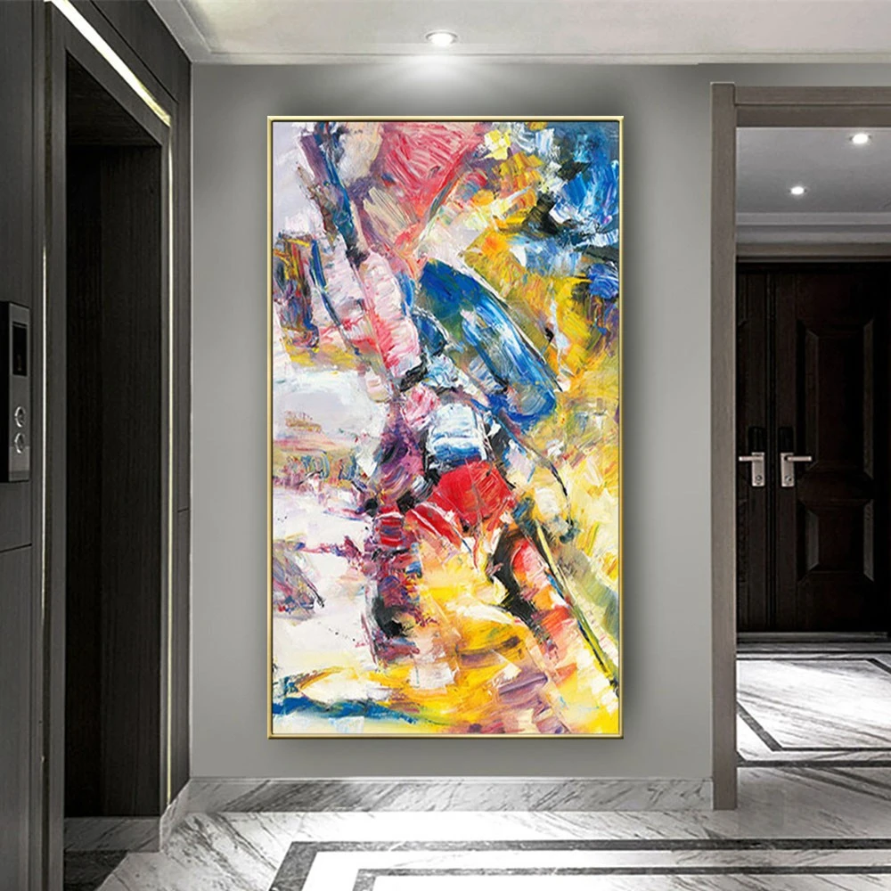 Best New Picture Painting Abstract Oil Paintings On Canvas 100%Handmade Colorful Canvas Art Modern Art For Home Wall Decor Mural 
Best New Picture Painting Abstract Oil Paintings On Canvas 100%Handmade Colorful Canvas Art Modern Art For Home Wall Decor Mural
