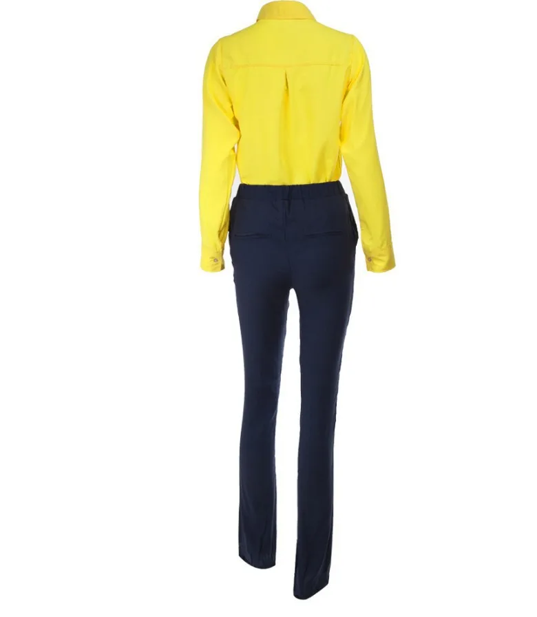 2021 New Arrival Elegant Work Wear Office Ladies Outfits For Women 2 Piece Set Long Sleeve Shirts Blouses High Waist Pants 
2021 New Arrival Elegant Work Wear Office Ladies Outfits For Women 2 Piece Set Long Sleeve Shirts Blouses High Waist Pants