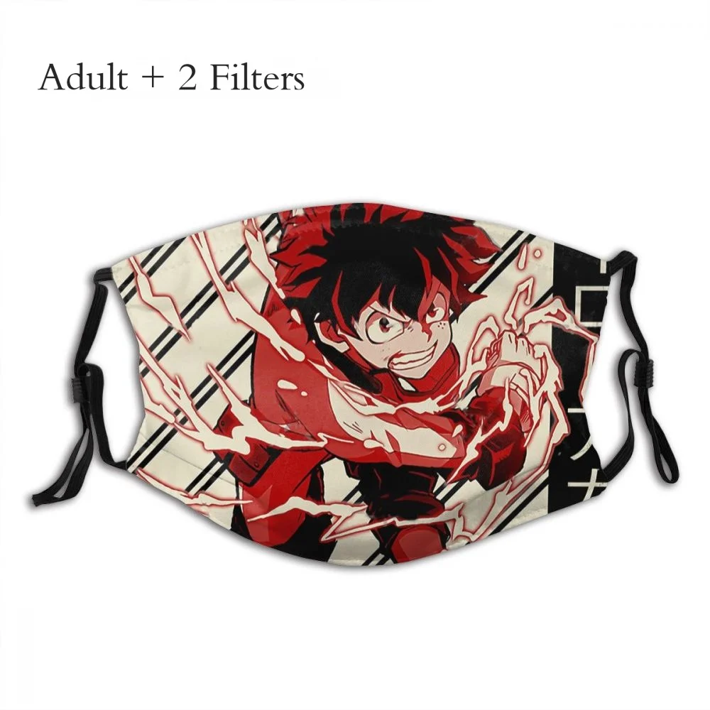 Deku Midoriya Classic Washable Fashion Mouth Masque My Hero Academia Reusable Mask With Filters
Deku Midoriya Classic Washable Fashion Mouth Masque My Hero Academia Reusable Mask With Filters