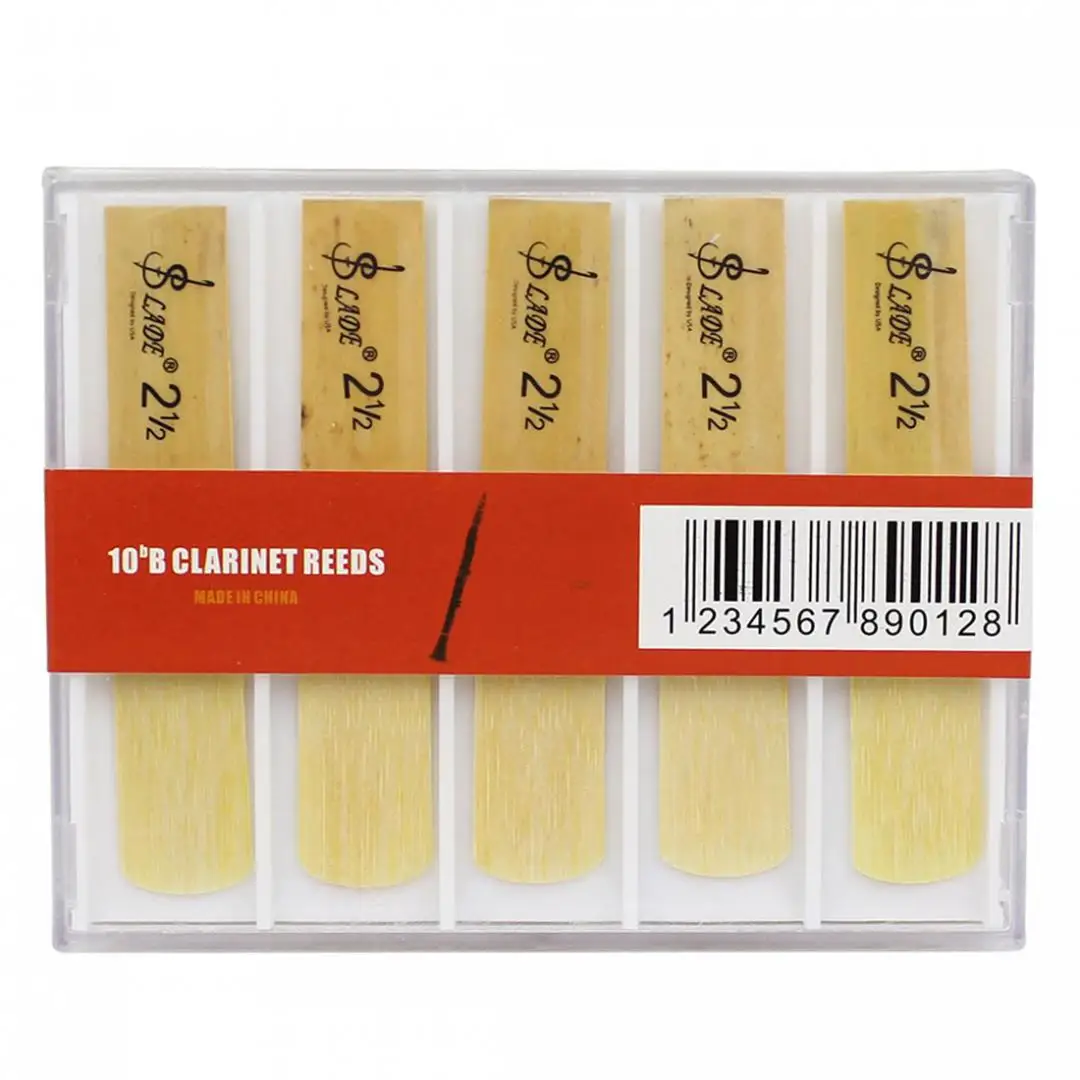 SLADE 10pcs 2-1/2 2.5 Reeds Alto Clarinet /Alto/SopranoReeds Reed for Clarinet Woodwind Instruments Parts & Accessoeres
SLADE 10pcs 2-1/2 2.5 Reeds Alto Clarinet /Alto/SopranoReeds Reed for Clarinet Woodwind Instruments Parts & Accessoeres