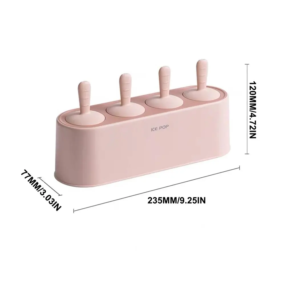 Summer Homemade Ice Cream Mold Home Popsicle Making Box Ice Cream Mold Low Temperature Resistance Flat Base 
Summer Homemade Ice Cream Mold Home Popsicle Making Box Ice Cream Mold Low Temperature Resistance Flat Base
