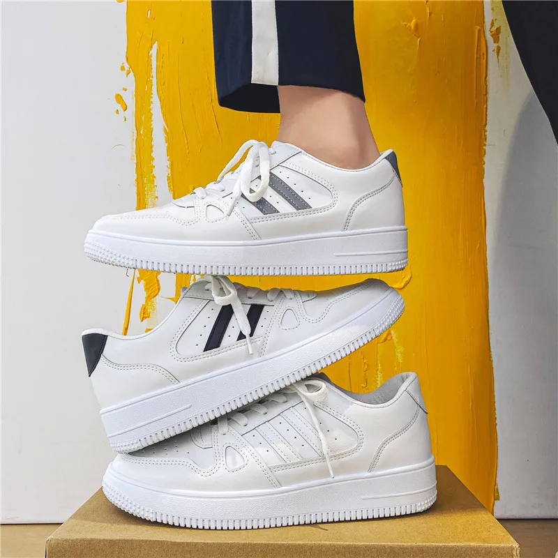 Skate Shoes Sneaker Men Comfortable Skateboard Shoes Men's Shoes Breathable Casual Shoes Leisure Classic White Shoes
Skate Shoes Sneaker Men Comfortable Skateboard Shoes Men's Shoes Breathable Casual Shoes Leisure Classic White Shoes