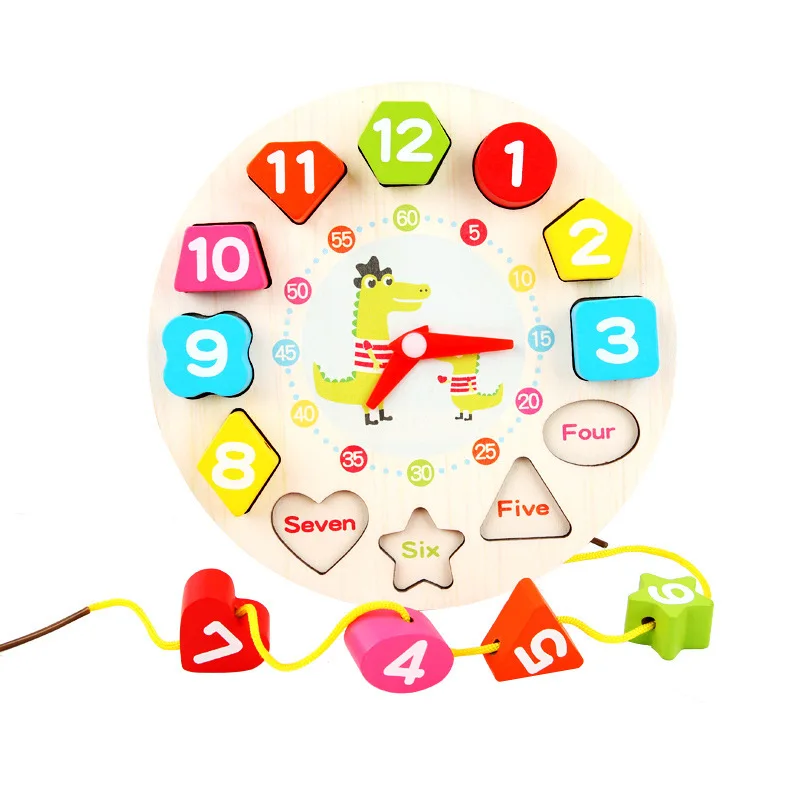 Montessori Cartoon Animal Educational Wooden Beaded Geometry Digital Clock Puzzles Gadgets Matching Clock Toy for Children
Montessori Cartoon Animal Educational Wooden Beaded Geometry Digital Clock Puzzles Gadgets Matching Clock Toy for Children