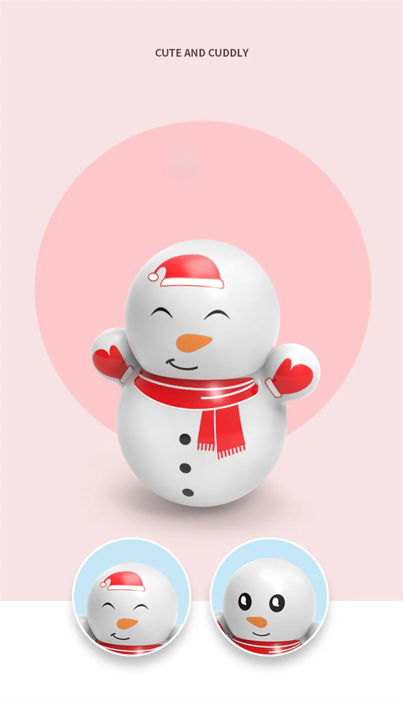 Round-bottomed Doll Snowman Tumbler Roly-poly Mini Baby Small Ornament Swing Toy Decoration
Round-bottomed Doll Snowman Tumbler Roly-poly Mini Baby Small Ornament Swing Toy Decoration