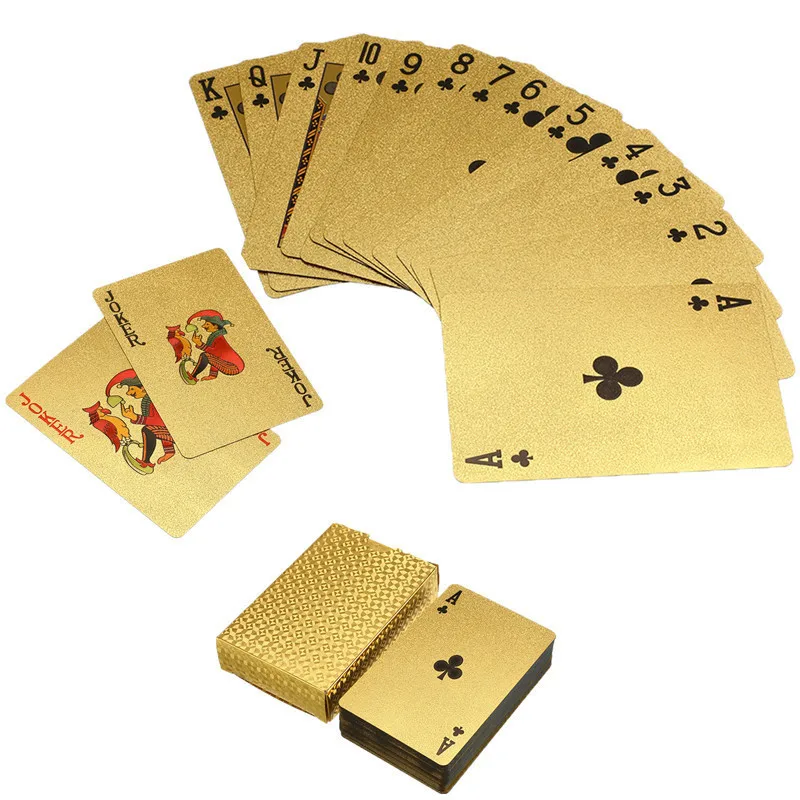 Покерный набор, водонепроницаемая колода, Золотая фольга, игральные карты, настольные игр, волшебные карты, Подарочная коллекция
Покерный набор, водонепроницаемая колода, Золотая фольга, игральные карты, настольные игр, волшебные карты, Подарочная коллекция