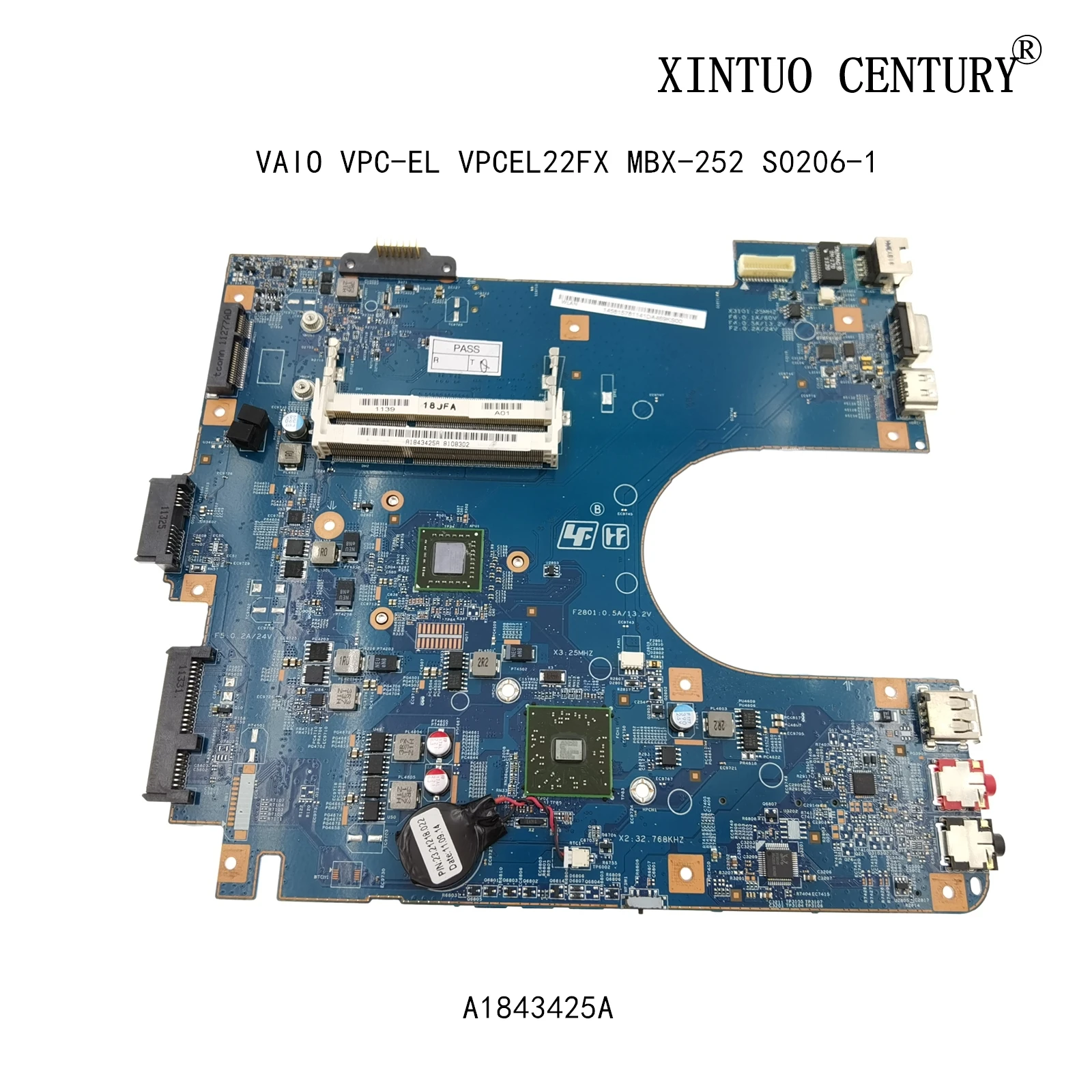 Материнская плата A1843425A для ноутбука Sony VAIO VPC-EL VPCEL22FX, материнская плата для ноутбука, модель 100% MS01.011, материнская плата DDR3, протестирована
Материнская плата A1843425A для ноутбука Sony VAIO VPC-EL VPCEL22FX, материнская плата для ноутбука, модель 100% MS01.011, материнская плата DDR3, протестирована