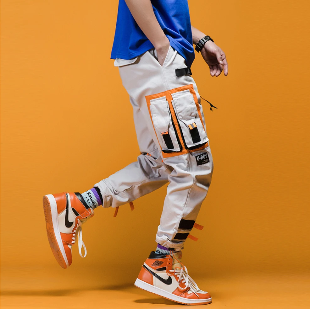 Men's Color Block Multi Pockets Pants Hip Hop Cargo Harem Jogger Pant Fashion Harem Streetwear Casual Track Trousers Hipster Men
Men's Color Block Multi Pockets Pants Hip Hop Cargo Harem Jogger Pant Fashion Harem Streetwear Casual Track Trousers Hipster Men