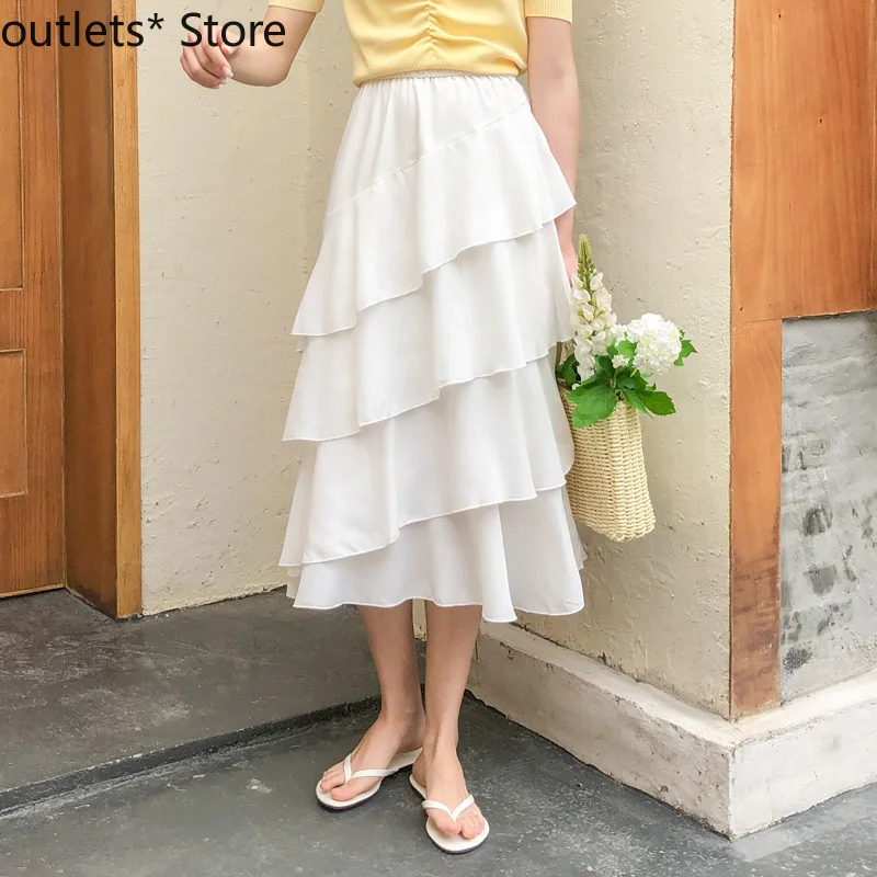 Summer New Women's Skirt Irregular Chiffon Cake Skirt Fashion Casual Skirts Womens Pleated Skirt
Summer New Women's Skirt Irregular Chiffon Cake Skirt Fashion Casual Skirts Womens Pleated Skirt