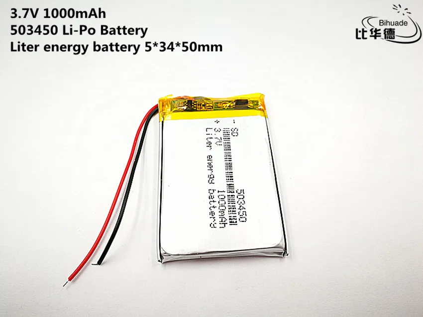 5pcs Liter energy battery Good Qulity 3.7V,1000mAH,503450 Polymer lithium ion / Li-ion battery for TOY,POWER BANK,GPS,mp3,mp4
5pcs Liter energy battery Good Qulity 3.7V,1000mAH,503450 Polymer lithium ion / Li-ion battery for TOY,POWER BANK,GPS,mp3,mp4