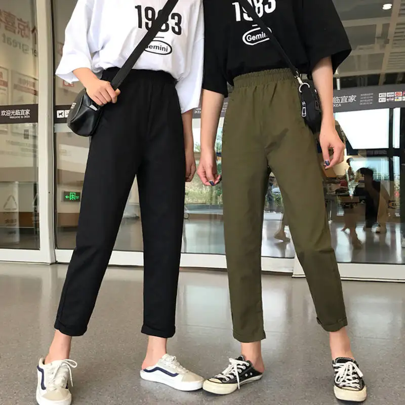 Women Pants Spring Summer Pants For Women Loose Cropped Casual Working Pants Women Pantalones De Mujer
Women Pants Spring Summer Pants For Women Loose Cropped Casual Working Pants Women Pantalones De Mujer