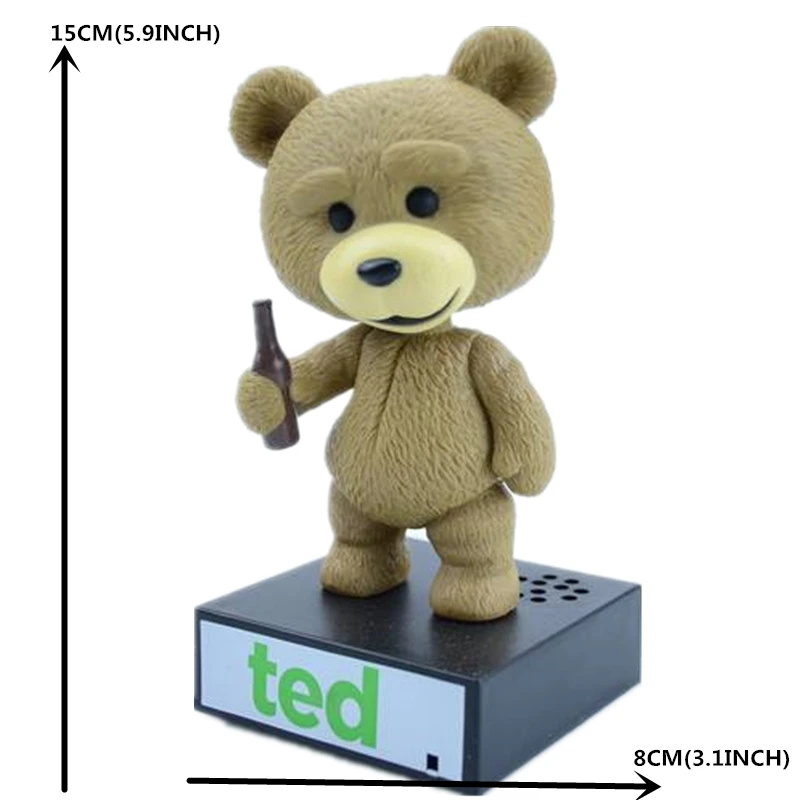 Bobble Head Ted PVC Action Figure Collectible Model Shake Head Hot Toy for Child Birthday GIFT 
Bobble Head Ted PVC Action Figure Collectible Model Shake Head Hot Toy for Child Birthday GIFT