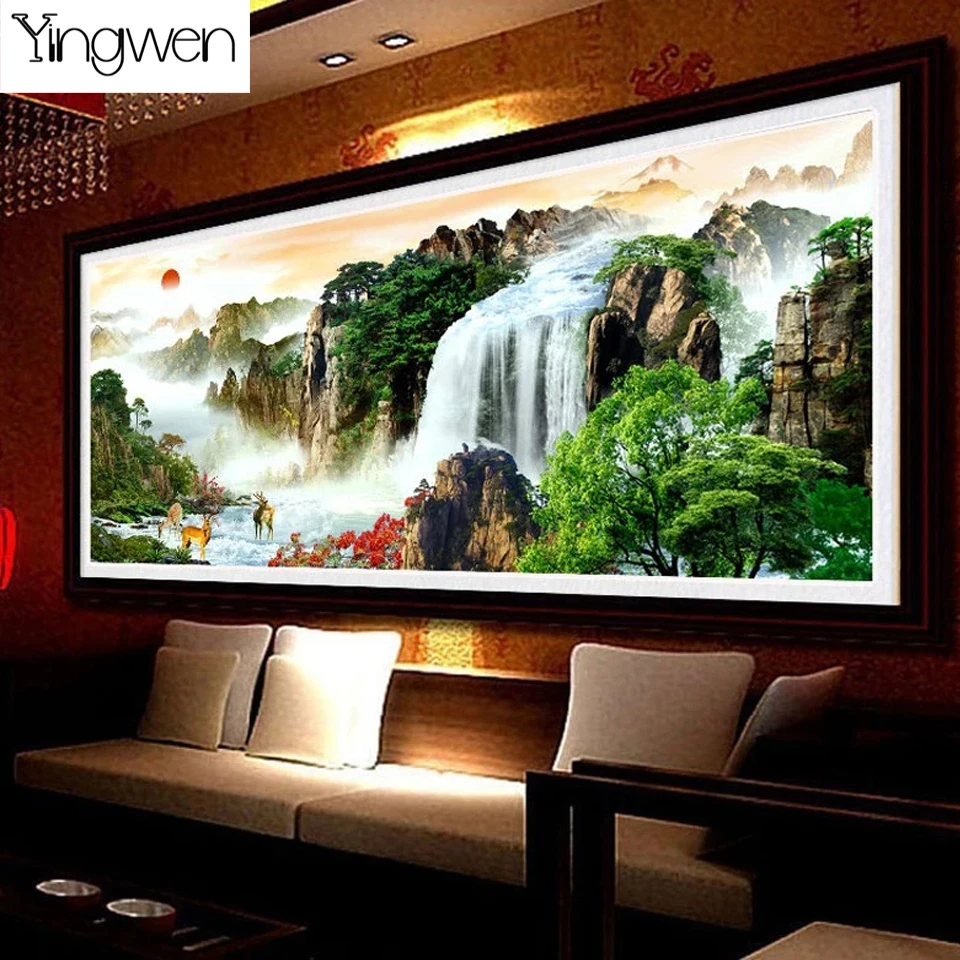 Diamond Embroidery,Square Round Diamond Landscape Flowing Water Full Rhinestone 5D Diamond Painting Cross Stitch,Needlework Gift
Diamond Embroidery,Square Round Diamond Landscape Flowing Water Full Rhinestone 5D Diamond Painting Cross Stitch,Needlework Gift