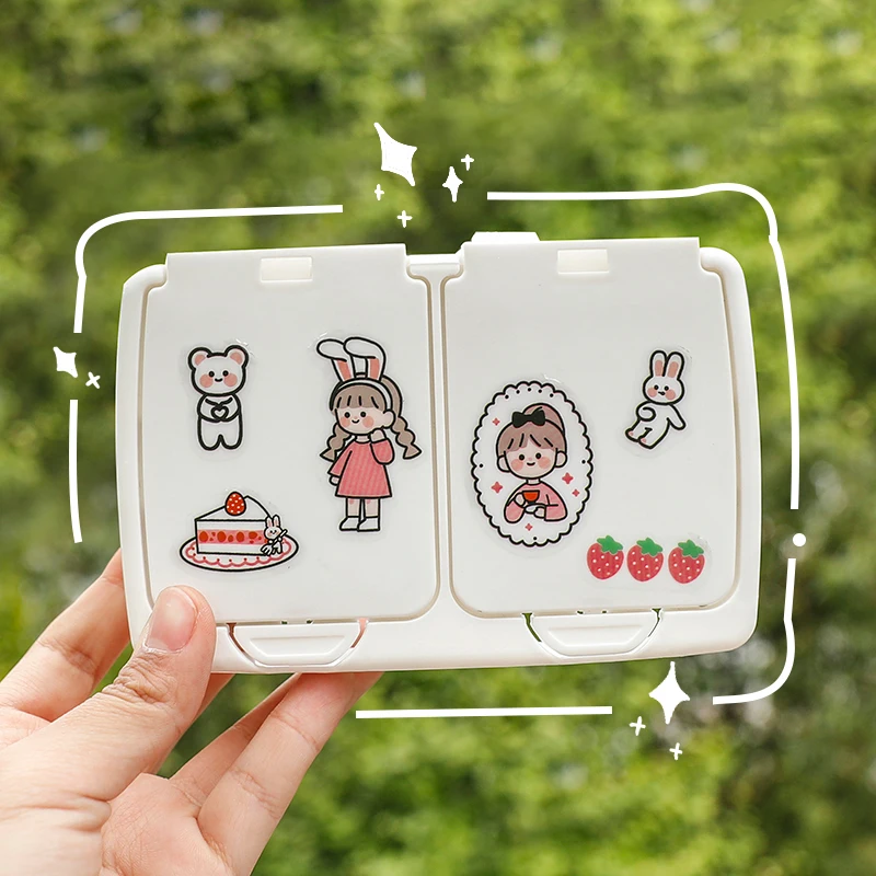 Ins Kawaii Button Sticker Storage Box Desktop Cute Box with Lid Sundries Mini Jewlery Box DIY Press Stationery Office Organizer
Ins Kawaii Button Sticker Storage Box Desktop Cute Box with Lid Sundries Mini Jewlery Box DIY Press Stationery Office Organizer