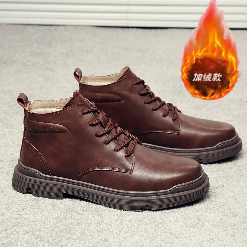 Winter Genuine Leather Shoes Men Boots Spring Ankle Boots Shoes Man Punk Casual Riding Flats Equestr Botas Hombre Plus Size
Winter Genuine Leather Shoes Men Boots Spring Ankle Boots Shoes Man Punk Casual Riding Flats Equestr Botas Hombre Plus Size