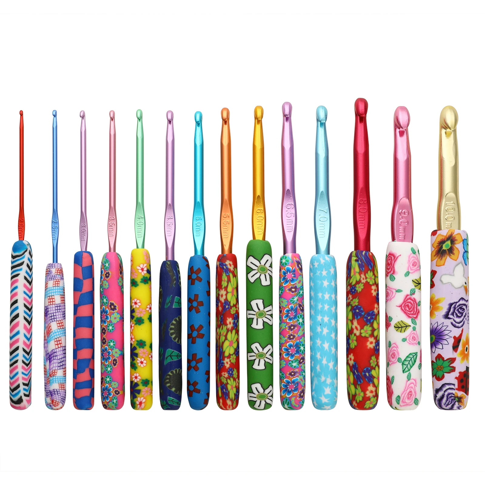 New Russian Style 1Pcs Crochet Hooks 2.0-10.0MM Crochet Nedles Flower Pattern Knitting Needles Hook for Any Yarn Crochet Needles
New Russian Style 1Pcs Crochet Hooks 2.0-10.0MM Crochet Nedles Flower Pattern Knitting Needles Hook for Any Yarn Crochet Needles