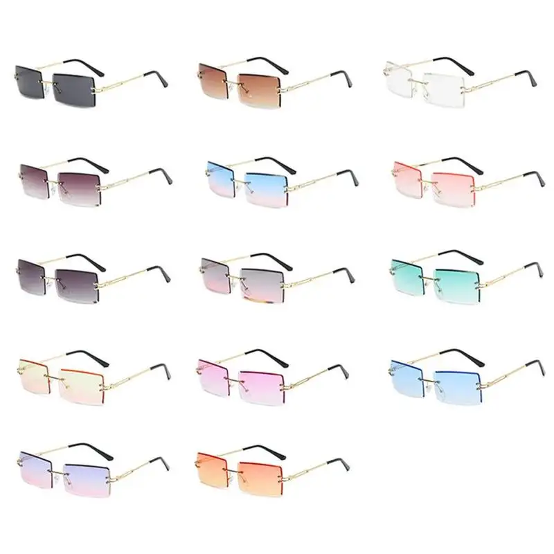 Ladies Fashion Rimless Cut-edge Sunglasses, Square Gradient Sunglasses, Sunglasses All-match Fashionable U6M0
Ladies Fashion Rimless Cut-edge Sunglasses, Square Gradient Sunglasses, Sunglasses All-match Fashionable U6M0