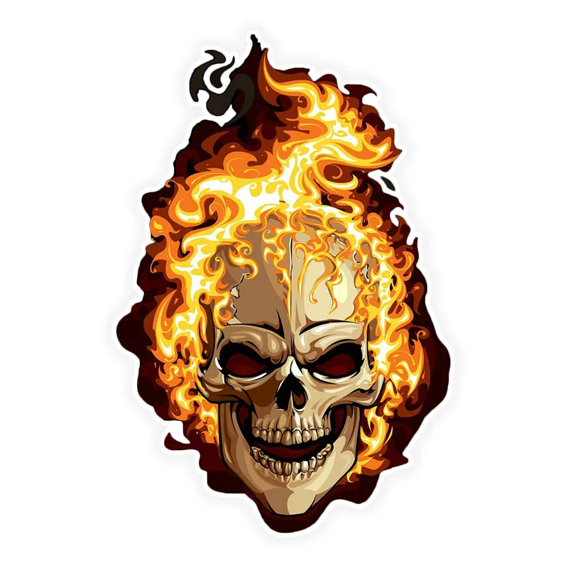 Interesting Fire Skull Colorful Car Sticker Cover Scratches Waterproof Bumper Window Windshield Accessories Pvc 10.8cm X 16cm
Interesting Fire Skull Colorful Car Sticker Cover Scratches Waterproof Bumper Window Windshield Accessories Pvc 10.8cm X 16cm