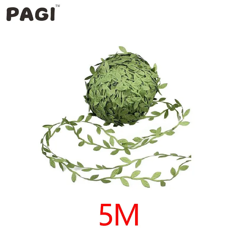PAGI 5M Artificial Leaf Vine Simulation Foliage Garden Party Wedding Decoration Vines Green Leaves Rattan Wreath Home Decor Wall
PAGI 5M Artificial Leaf Vine Simulation Foliage Garden Party Wedding Decoration Vines Green Leaves Rattan Wreath Home Decor Wall