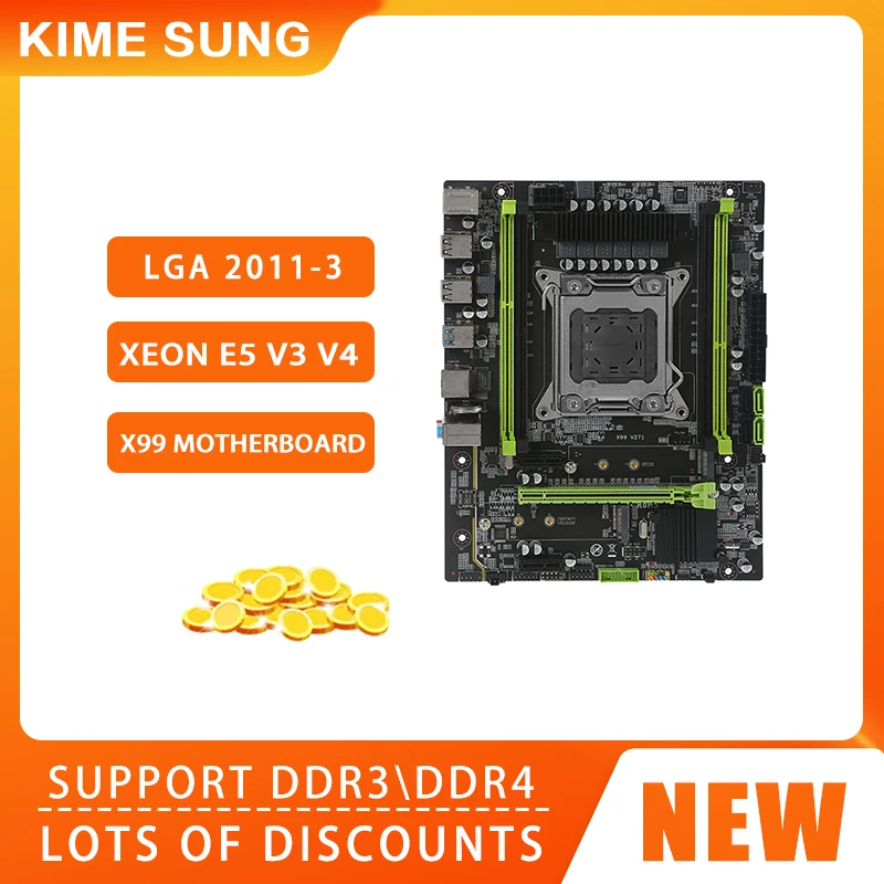 High-quality X99 backplane motherboard 4-channel Intel XEON E5 X99 LGA2011-3 DDR4 Recc NON-ECC NVME memory USB3.0 SATA3.0 port
High-quality X99 backplane motherboard 4-channel Intel XEON E5 X99 LGA2011-3 DDR4 Recc NON-ECC NVME memory USB3.0 SATA3.0 port