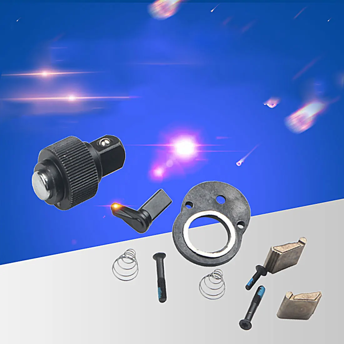 Repair Accessories Ratchet Wrench Part Kit Multi-tool Hand Tools 1/4" 3/8" 1/2" 72 Teeth Ratchet Socket Wrench
Repair Accessories Ratchet Wrench Part Kit Multi-tool Hand Tools 1/4" 3/8" 1/2" 72 Teeth Ratchet Socket Wrench