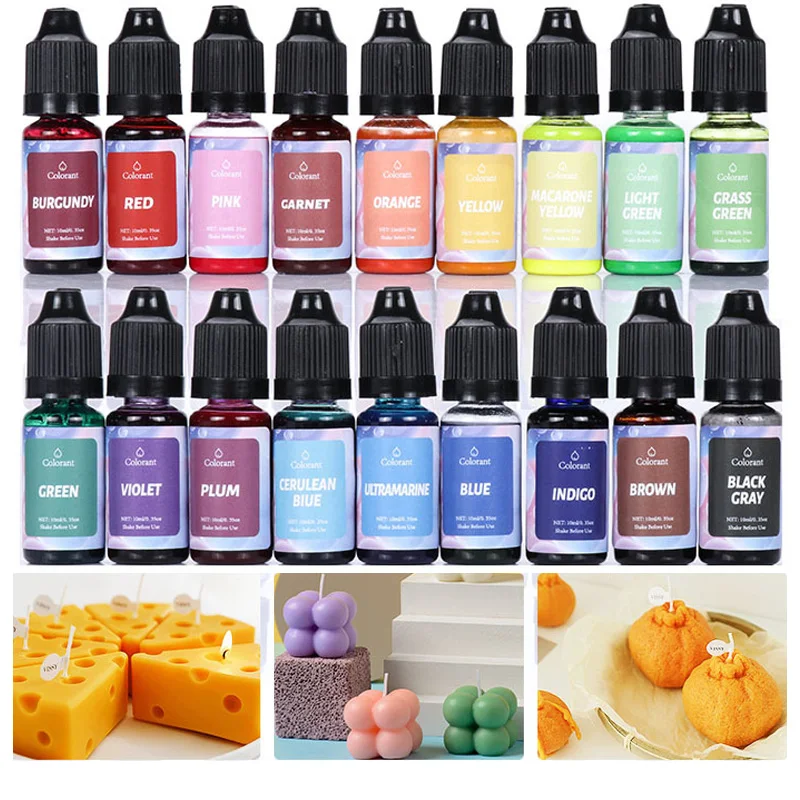 Пигменты из смолы, 24 цвета, 10 мл 
Пигменты из смолы, 24 цвета, 10 мл